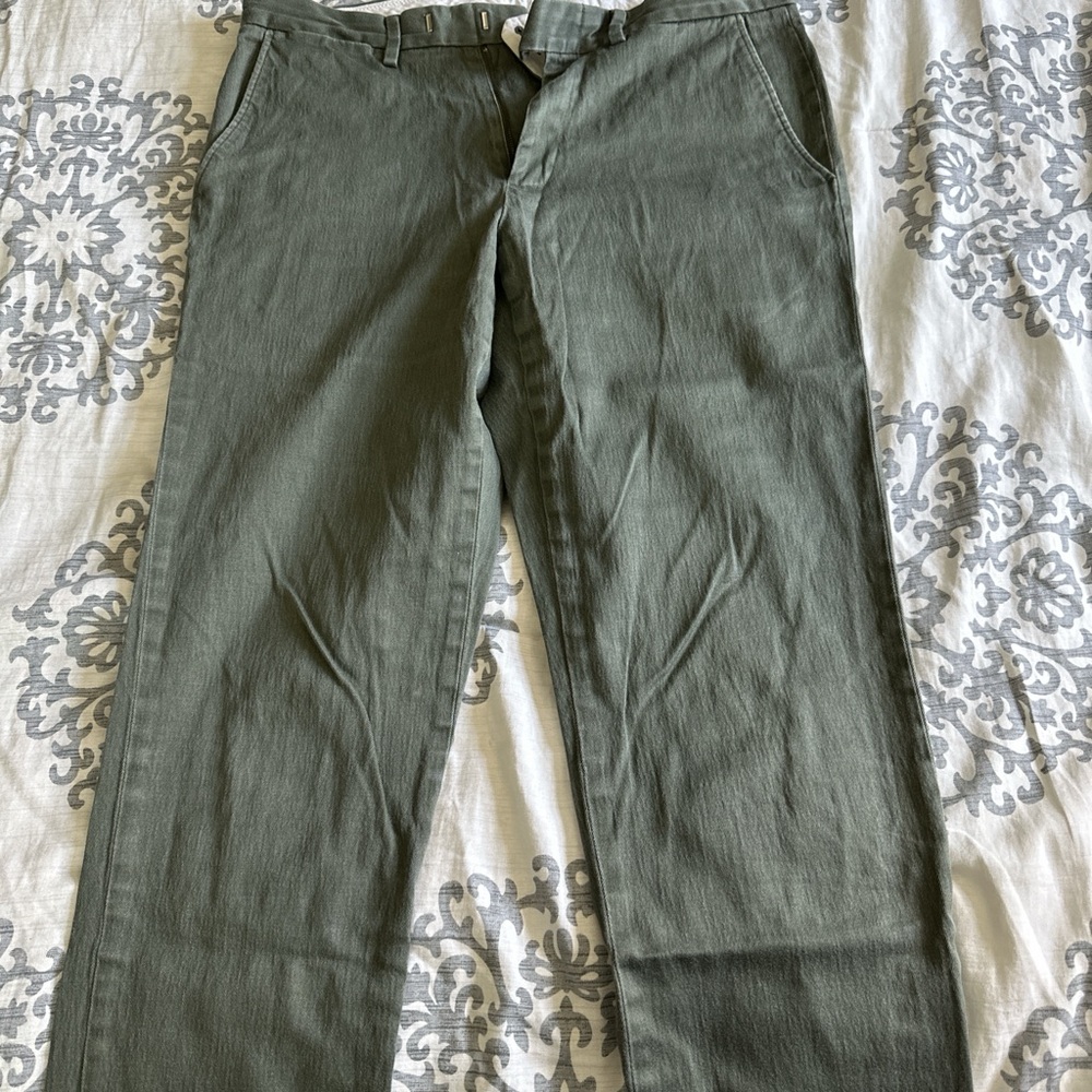 Jcrew Khaki and green pants - nice fit. Size 30 32